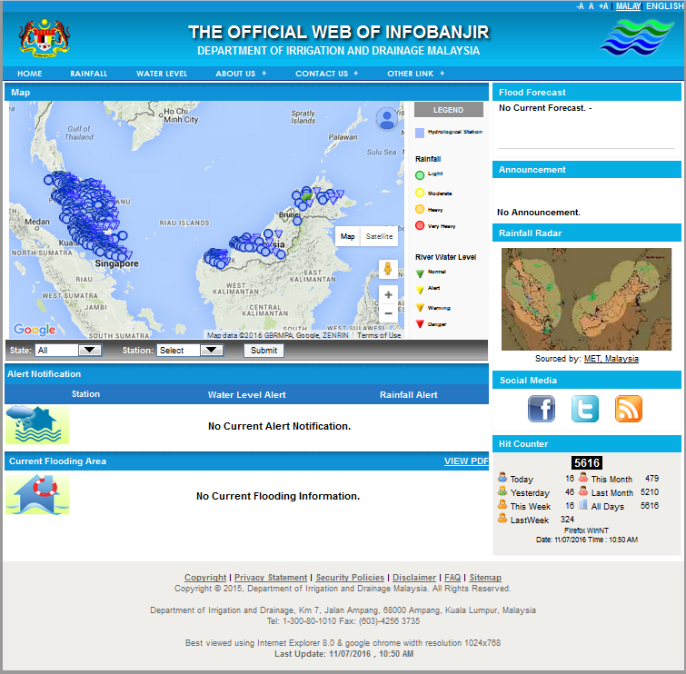 Info banjir selangor